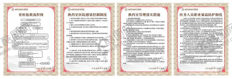 编号：17002304011043397389【酷图网】源文件下载-中医风格制度模板展示