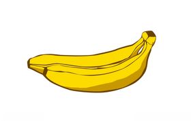 香蕉简笔画