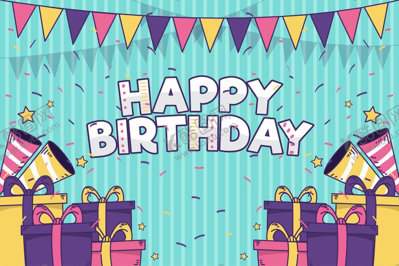 编号：98731610142207547609【酷图网】源文件下载-生日背景图片