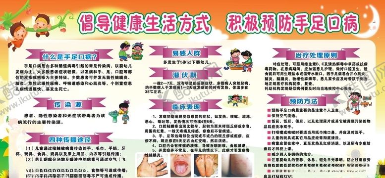 编号：36907704191456456795【酷图网】源文件下载-手足口病板报
