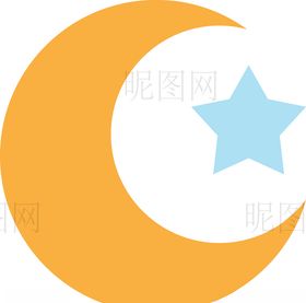 月亮UI标识标志LOGO