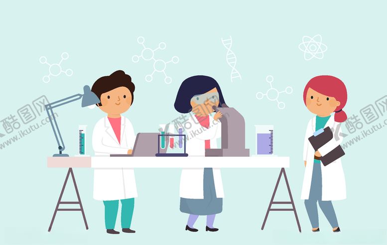 编号：93310509142022048895【酷图网】源文件下载-化学实验主题插画