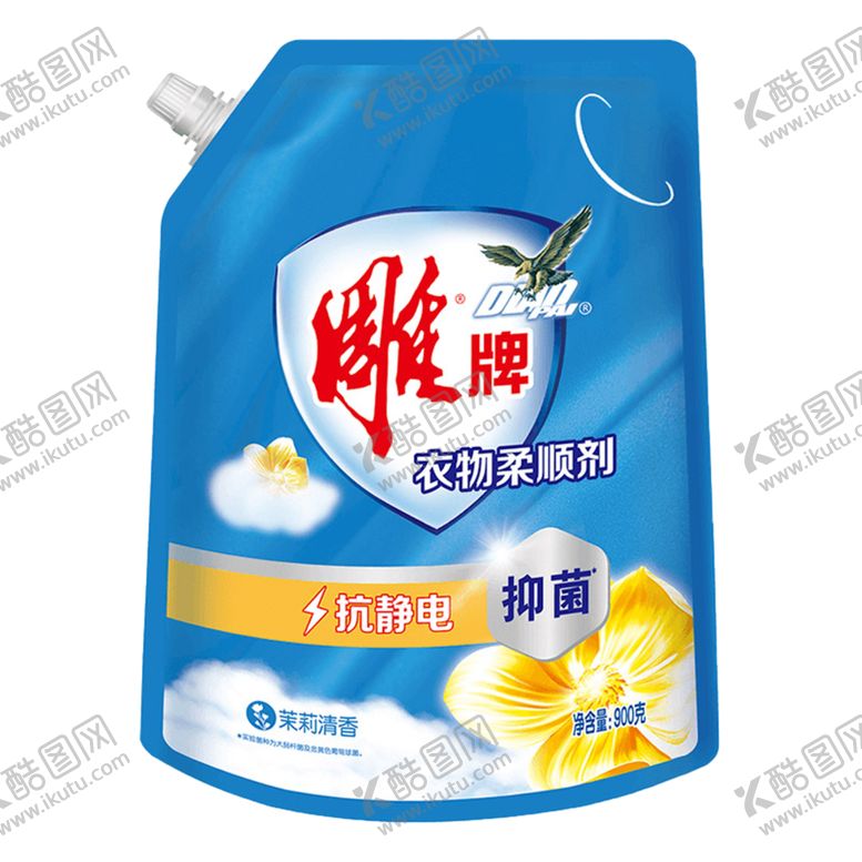 编号：17504506250916064717【酷图网】源文件下载-雕牌柔顺剂900g包装图