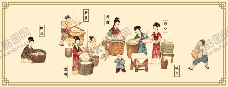 编号：86146610081842265292【酷图网】源文件下载-豆腐熬制
