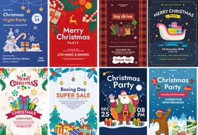 圣诞贺卡设计素材