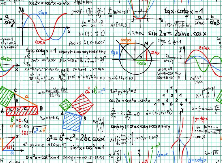 编号：30671909130049169834【酷图网】源文件下载-线条涂鸦数码数学草稿