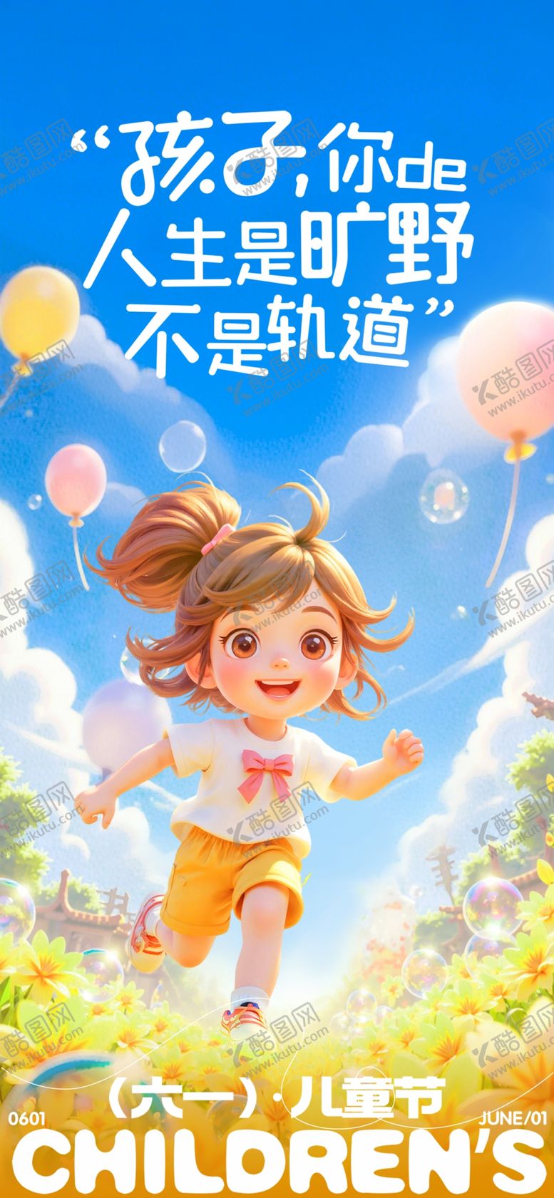 编号：56141705250155195749【酷图网】源文件下载-快乐女孩畅享奇幻童话世界