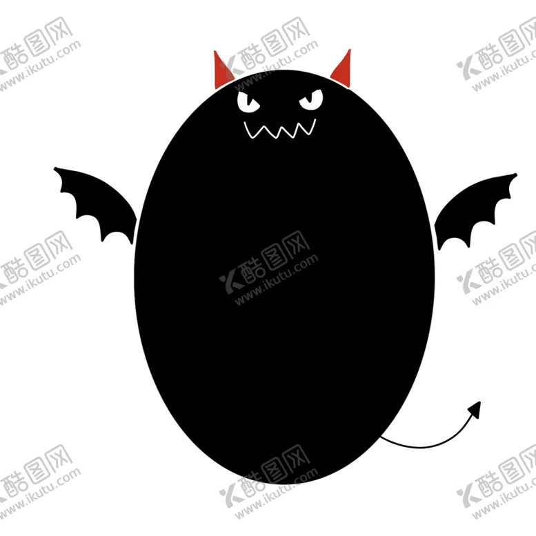 编号：18893407020039178377【酷图网】源文件下载-万圣节小恶魔素材