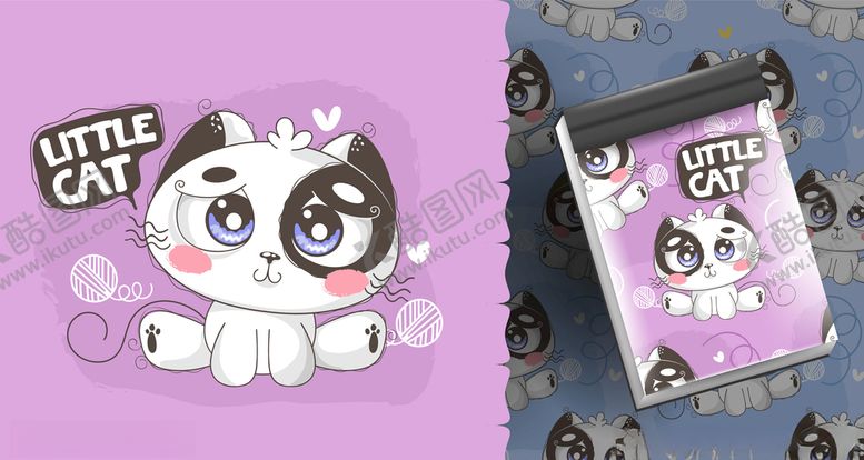 编号：37991910090700318275【酷图网】源文件下载-卡通小猫