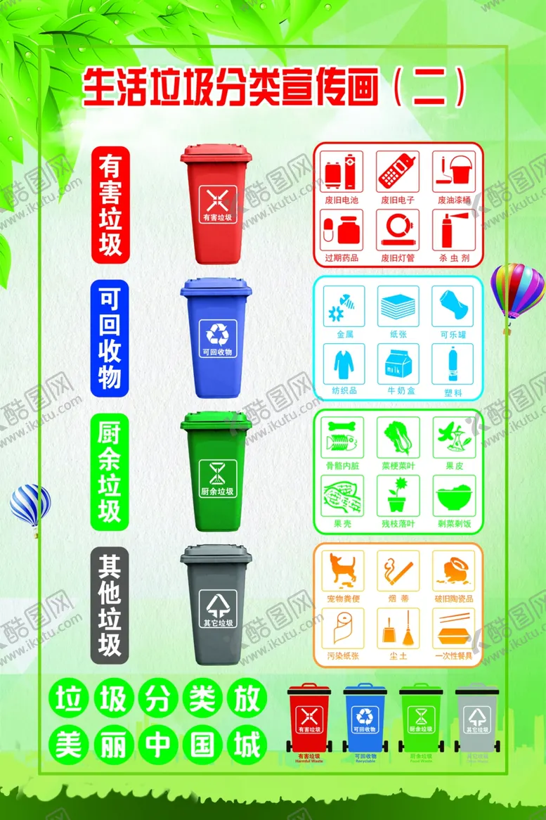 编号：27235506231453438424【酷图网】源文件下载-垃圾分类制度