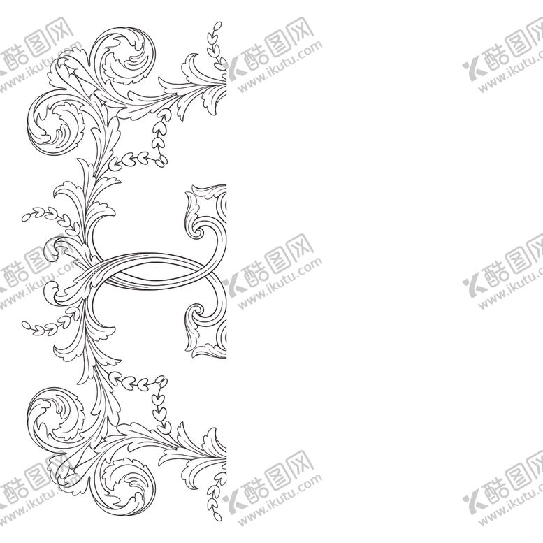 编号：29955605172300042971【酷图网】源文件下载-欧式装饰花纹图案