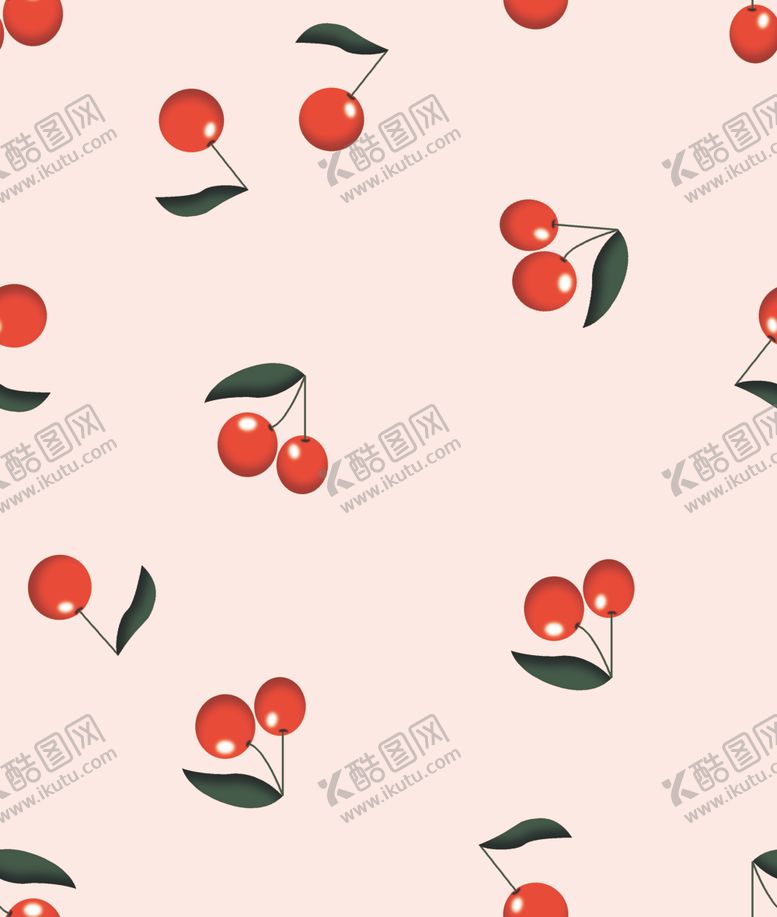编号：81890105050001298589【酷图网】源文件下载-粉底樱桃