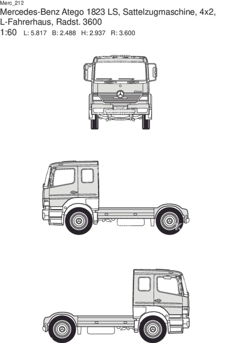 编号：35225003111612185577【酷图网】源文件下载-梅赛德斯货车