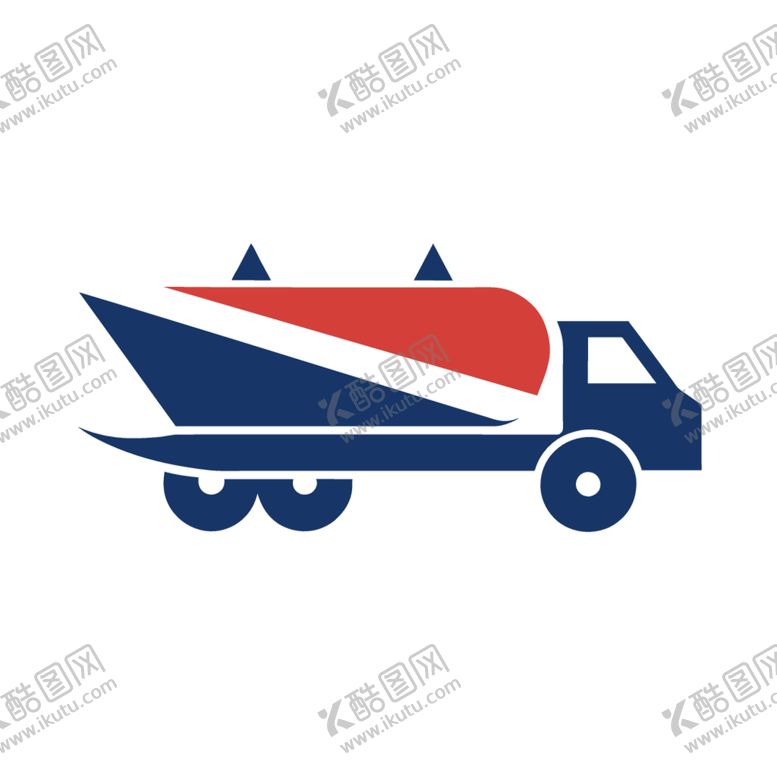 编号：50324802251542383176【酷图网】源文件下载-极简风格的油罐车标志