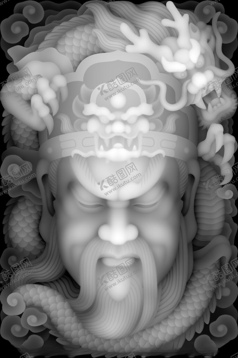 编号：52952910150314089344【酷图网】源文件下载-关公御龙