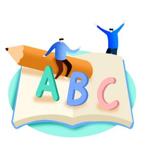 卡通学生素材