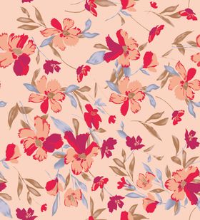 粉色花卉图案背景