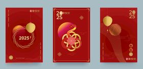 2025蛇年喜庆红包设计