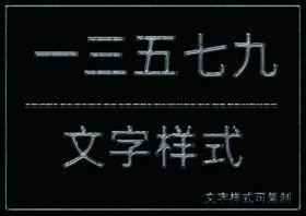 木质纹理字体样式