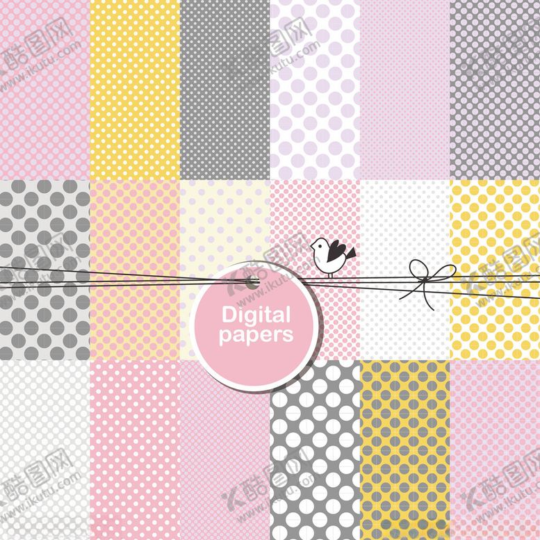 编号：66110611021804593357【酷图网】源文件下载-多彩几何图案背景素材