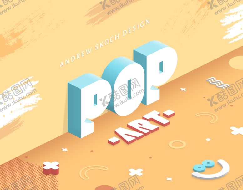 编号：88104009280357064728【酷图网】源文件下载-孟菲斯3D字体效果可更换文字