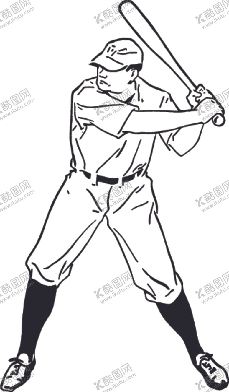 编号：76627806251926284254【酷图网】源文件下载-手绘棒球运动