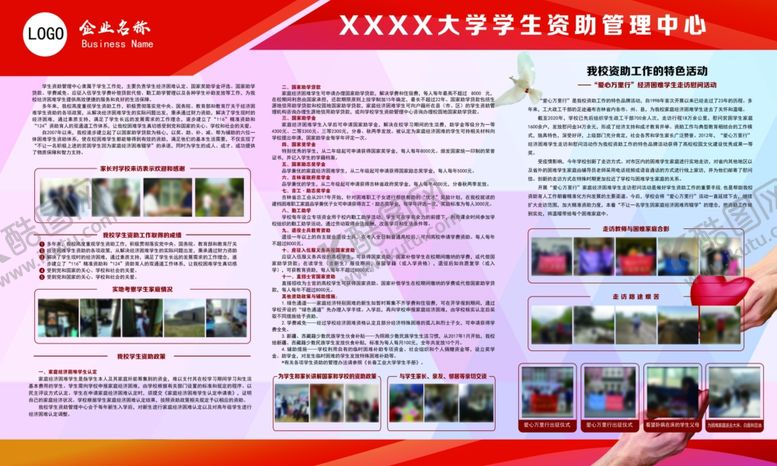 编号：95056406181030072672【酷图网】源文件下载-资助展板
