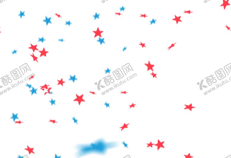 编号：22532106301055118323【酷图网】源文件下载-五彩纸屑飘落的星星