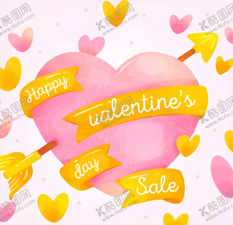 编号：56535010102214143295【酷图网】源文件下载-情人节元素