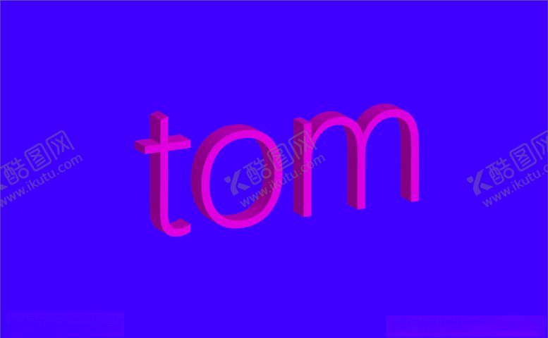 编号：42327410290550106247【酷图网】源文件下载-3d英文字