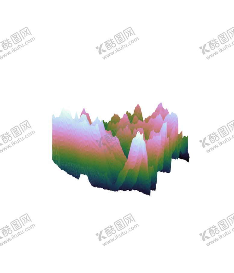 编号：60596704160714531218【酷图网】源文件下载-抽象山峰