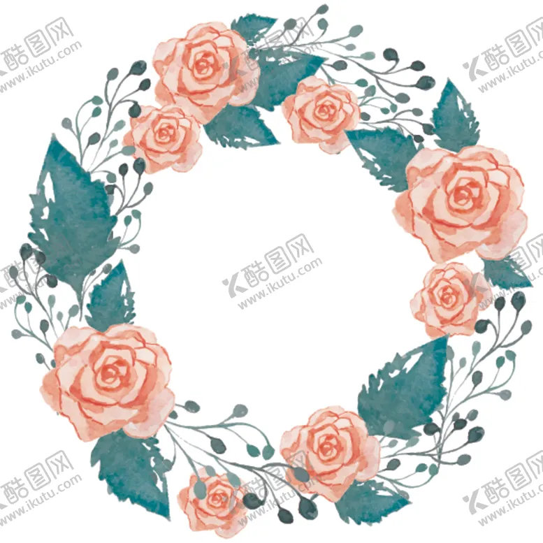 编号：72346807011725069559【酷图网】源文件下载-植物花环