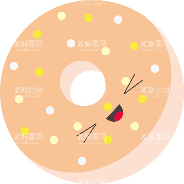 编号：64516002082037289297【酷图网】源文件下载-手绘甜甜圈