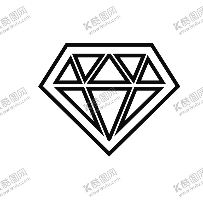 编号：86746907141545236246【酷图网】源文件下载-手绘钻石宝石水晶珠宝免扣素材