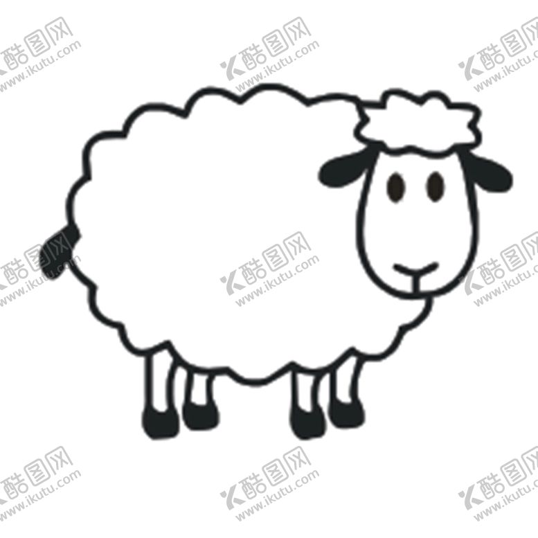 编号：38234301291028018371【酷图网】源文件下载-羊 卡通 矢量 