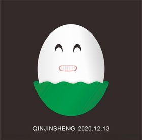 表情包鸡蛋绿色
