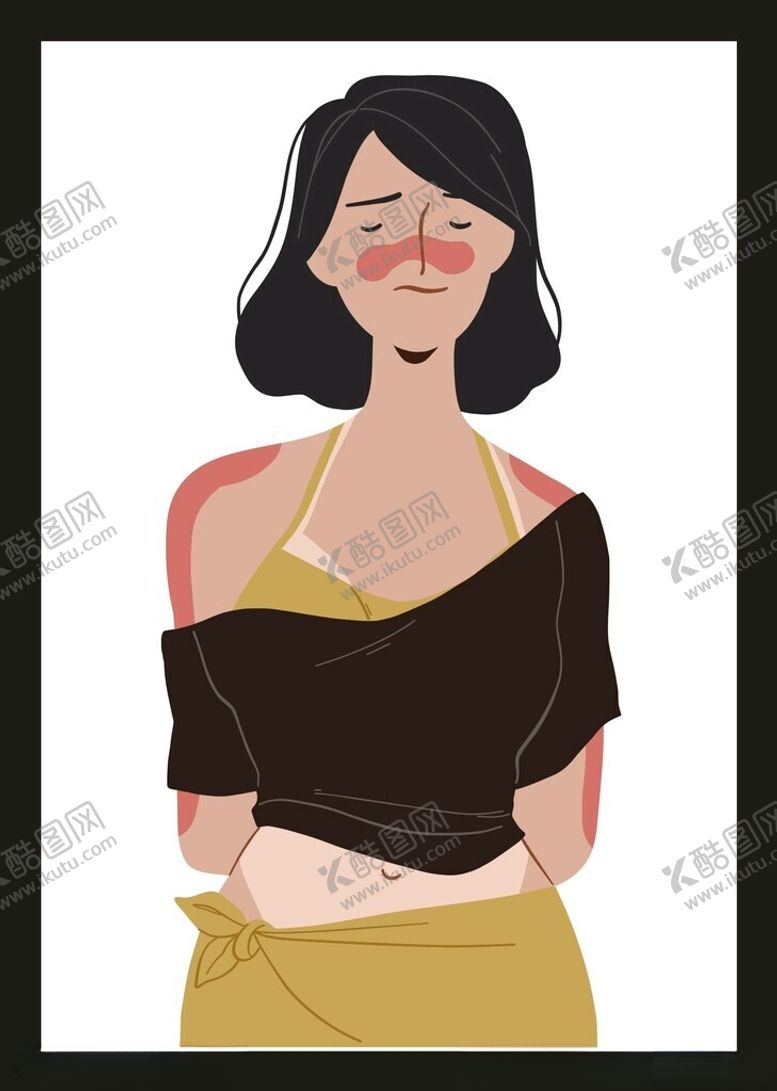 编号：56554601310941065114【酷图网】源文件下载-手绘卡通女孩