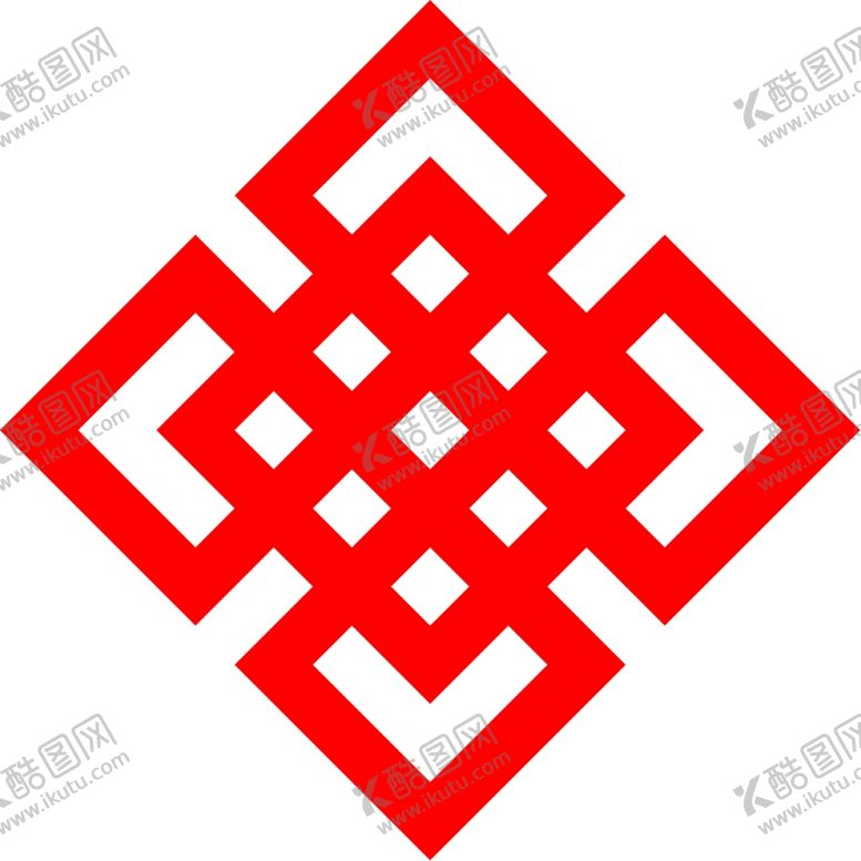 编号：48439002051459232990【酷图网】源文件下载-同心结矢量图 剪纸矢量图