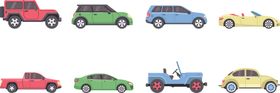 卡通跑车