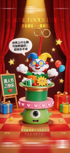 酒吧愚人节传统海报