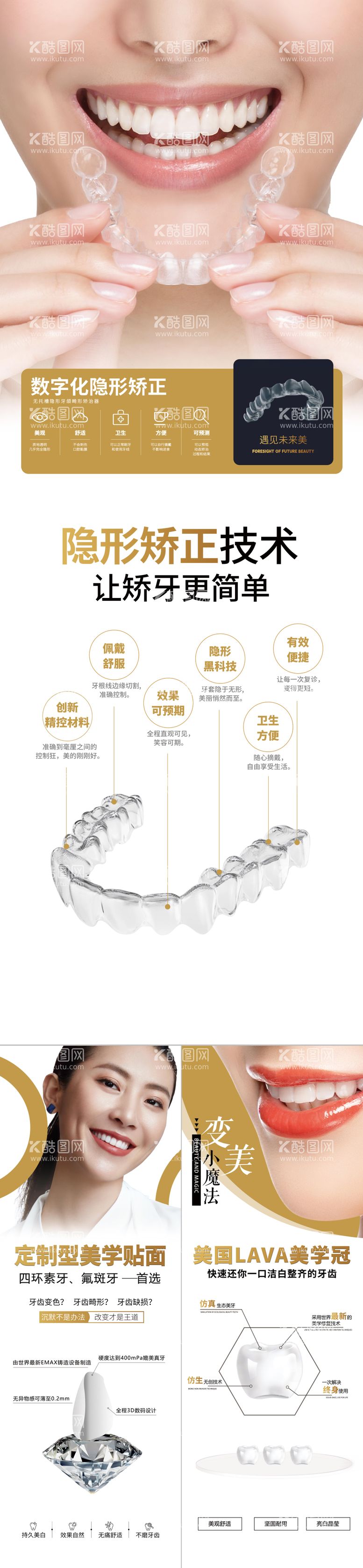 编号：35553712030833552410【酷图网】源文件下载-口腔价值点海报