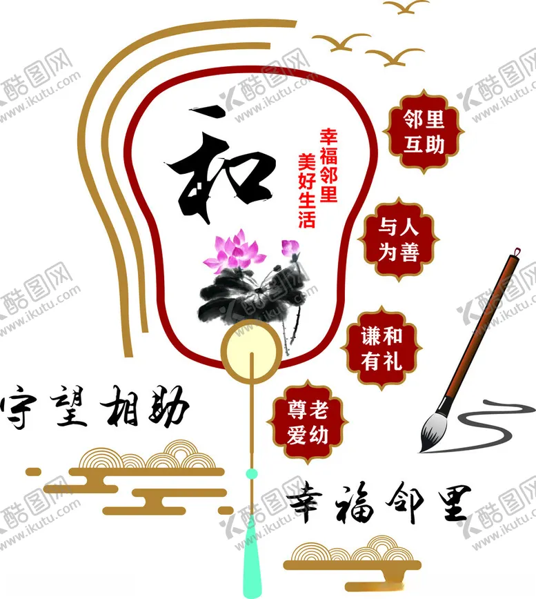 编号：70467812230517201582【酷图网】源文件下载-幸福邻里