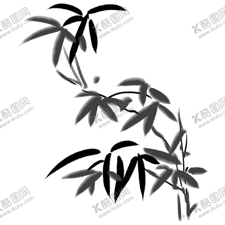 编号：86866910252250345096【酷图网】源文件下载-水墨竹子