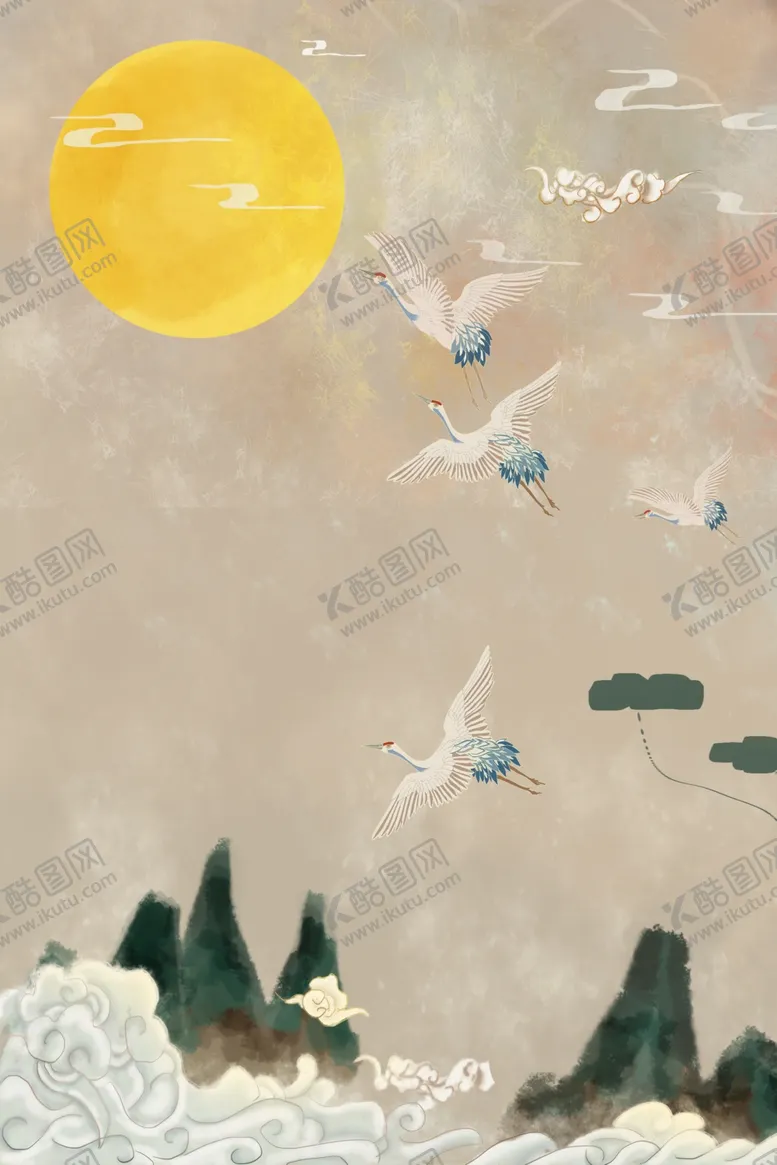 编号：77941603292142586441【酷图网】源文件下载-国潮背景