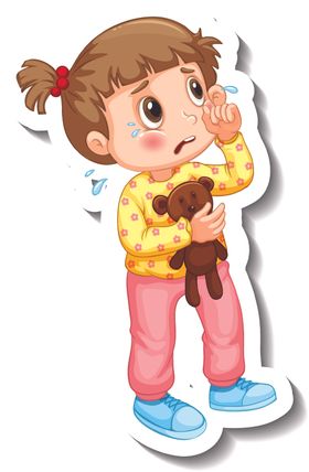 卡通儿童可爱小学生快乐
