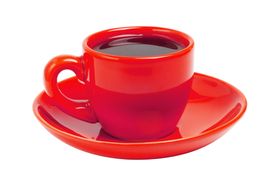 红色杯子