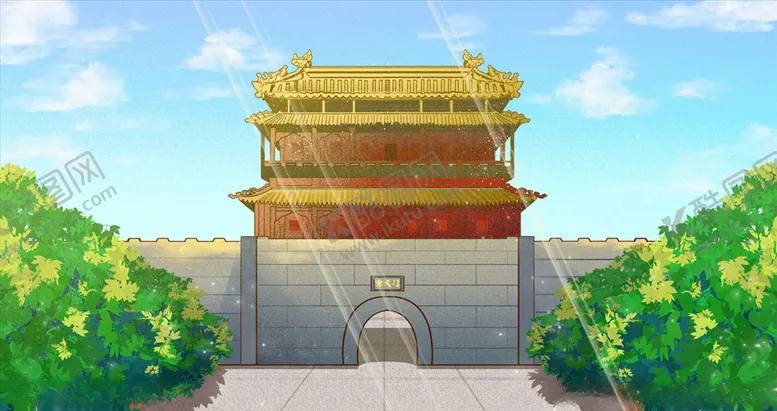 编号：54716304211540234697【酷图网】源文件下载-古风建筑