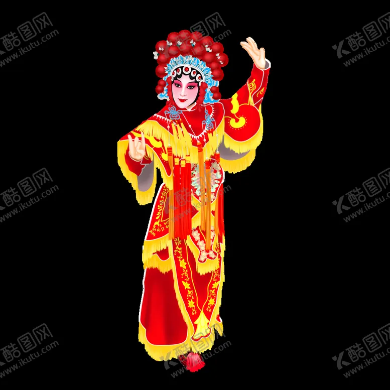 编号：88959610202136404511【酷图网】源文件下载-昆曲人物