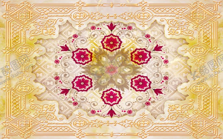 编号：93242210052239377515【酷图网】源文件下载-吊顶天花板背景墙