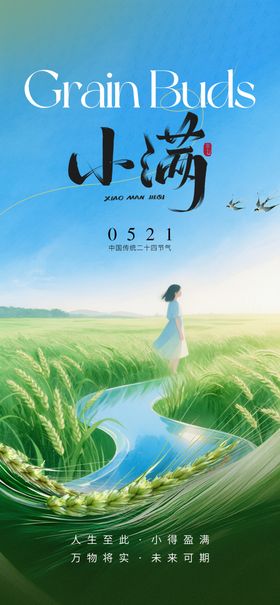 小满节气海报